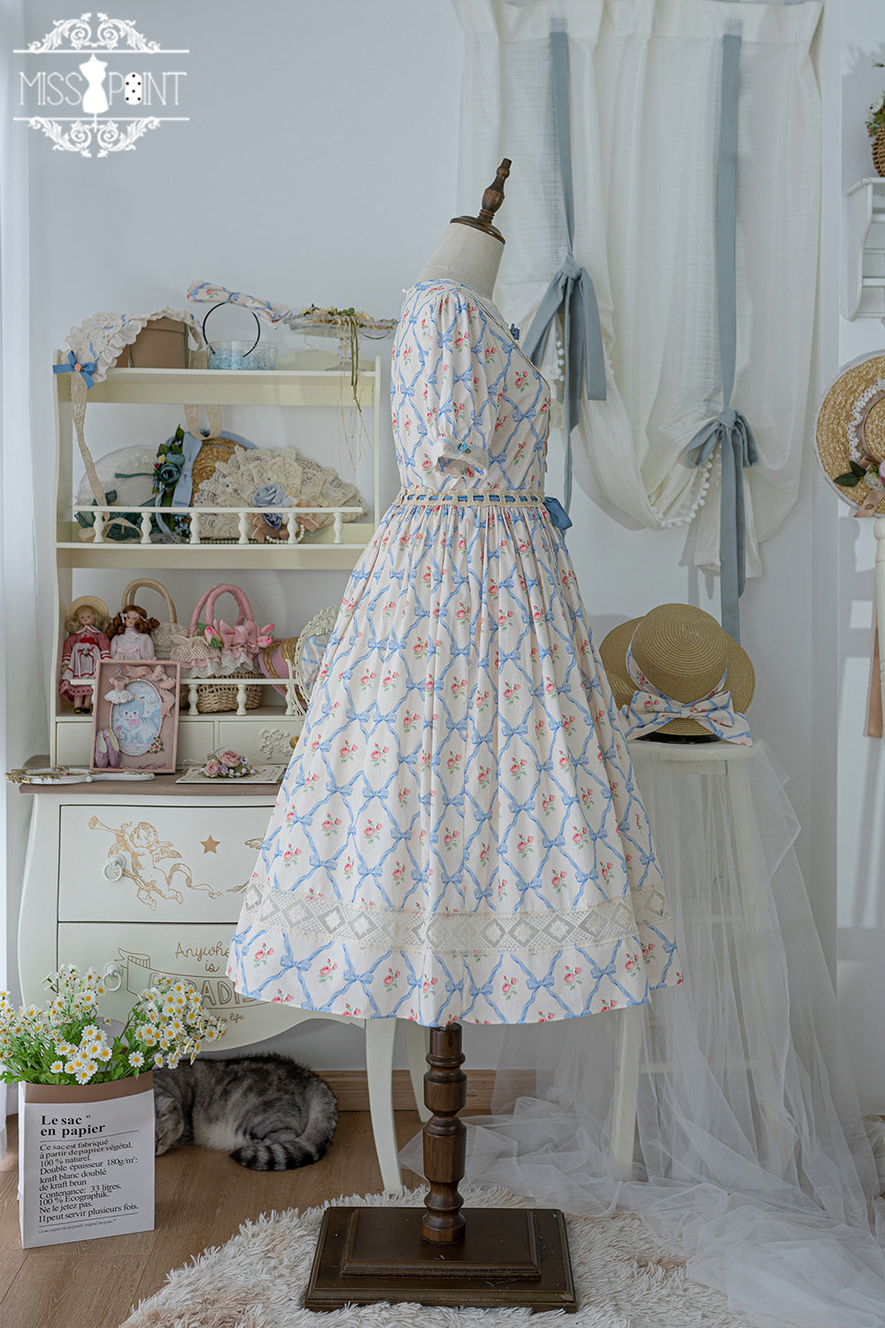 (Buyforme)Miss Point~Happy Summer Elegant Lolita Floral OP Dress