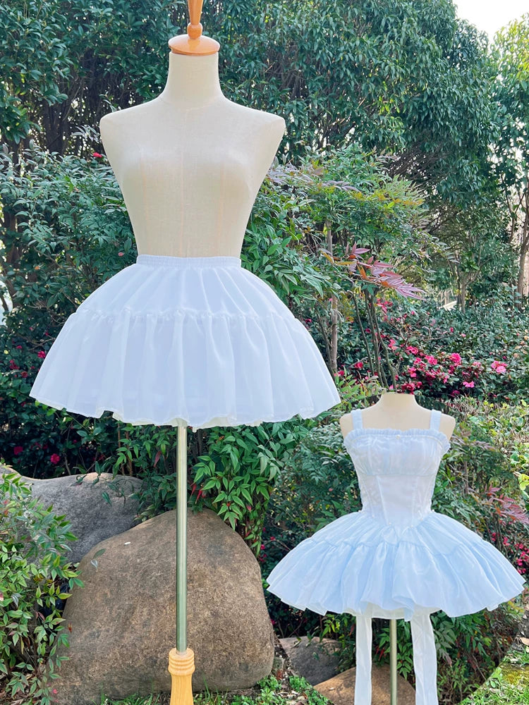 Adjustable Lolita Hoop Puffy Petticoat, 13.8" (35 cm) 45017:831787