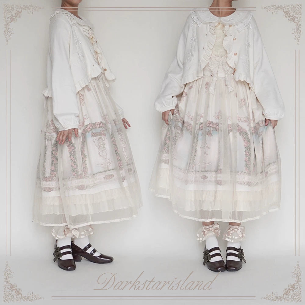 (BFM)Dark Star Island~Sugar Frost~Sweet Lolita Cardigan Knit Embroidered Sweater 34274:449368