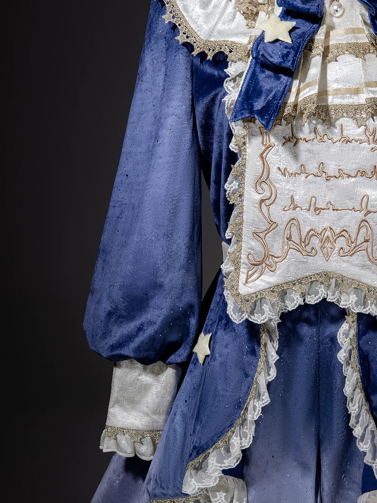 Dream Cloud - Ouji Lolita High-Low Tailcoat, Puffy Lantern Shorts 44443:809128