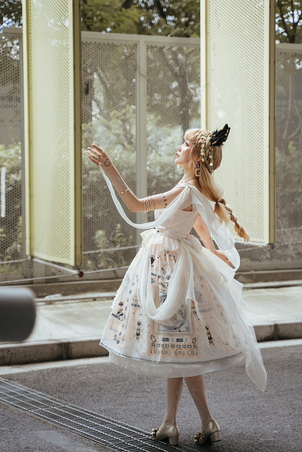 Miss Point~Dusk Best~Egyptian Lolita Dress Set Gorgeous JSK 38348:585680