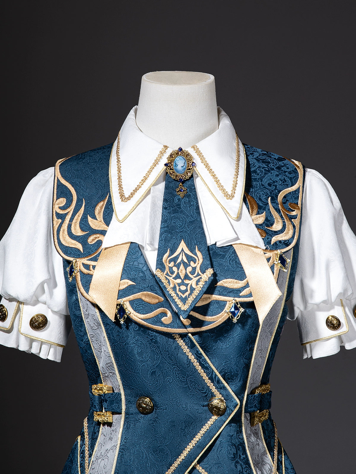 Your Princess - Contract Magic - Jacquard Ouji Lolita Vest Outfit 43708:784101