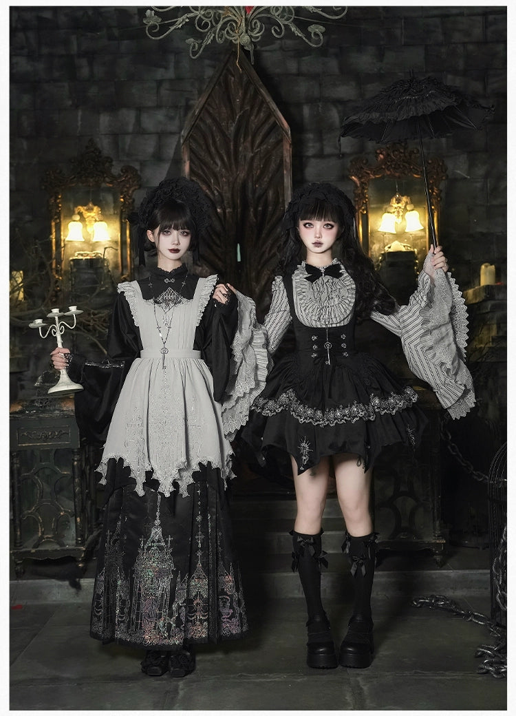 Oriental Aesthetics Gothic Lolita Dress Set