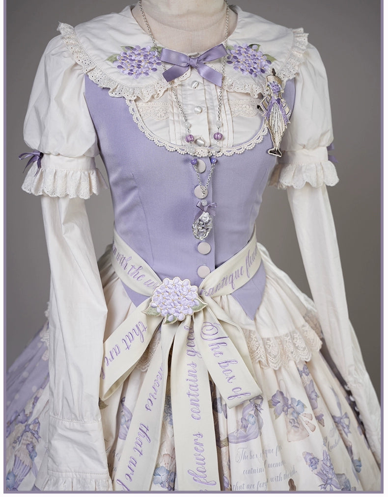 NanShengGe - Purple Memoirs - Floral Themed Classic Lolita Accessory 43695:783351