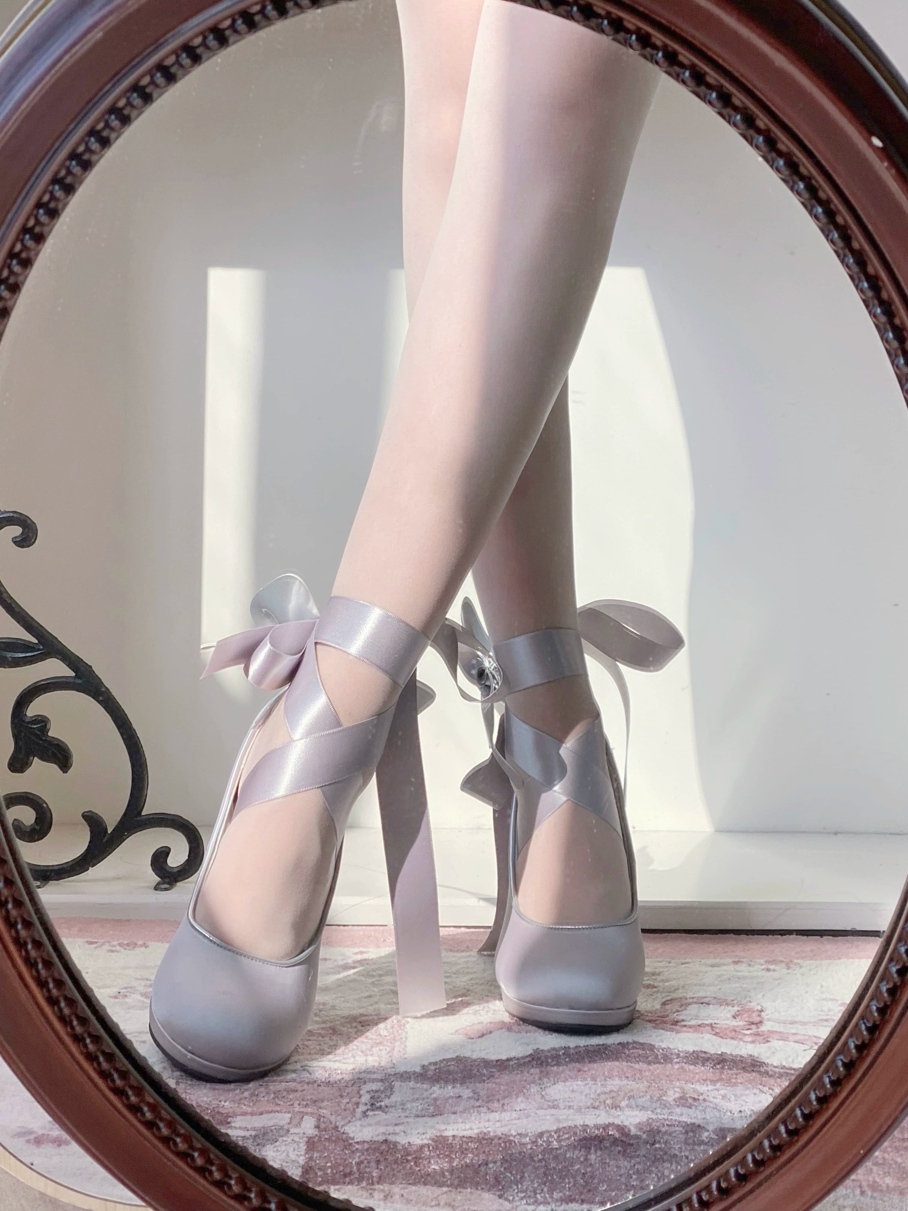Pure Tea For Dream~Butterfly Specimen~Ballet Style Lolita Shoes Elegant Platform Lolita Heels 40134:650396