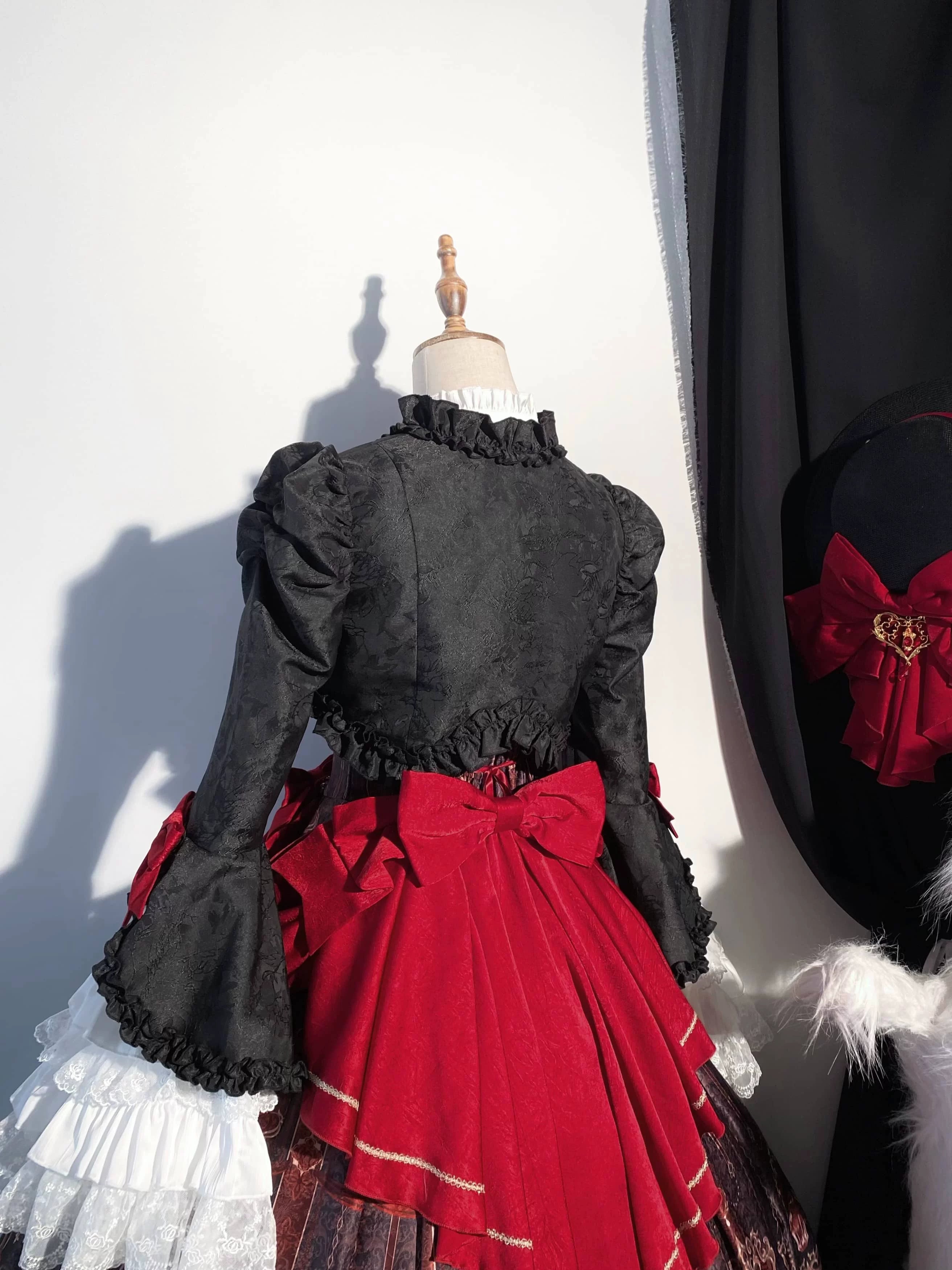 Perfume Bottle - Gothic Lolita Bust-support Printed JSK Dress Set 45738:860418
