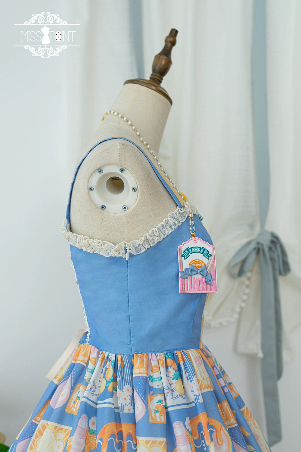 Miss Point~Daisy Lemon~Daily Lolita Lemon Print JSK Customized 21502:310678