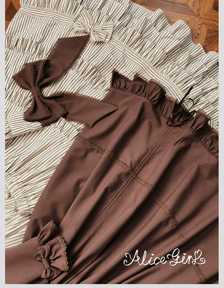 Alice Girl - Duke of Victoria - Classic Lolita SK & Overskirt Set 44092:794897