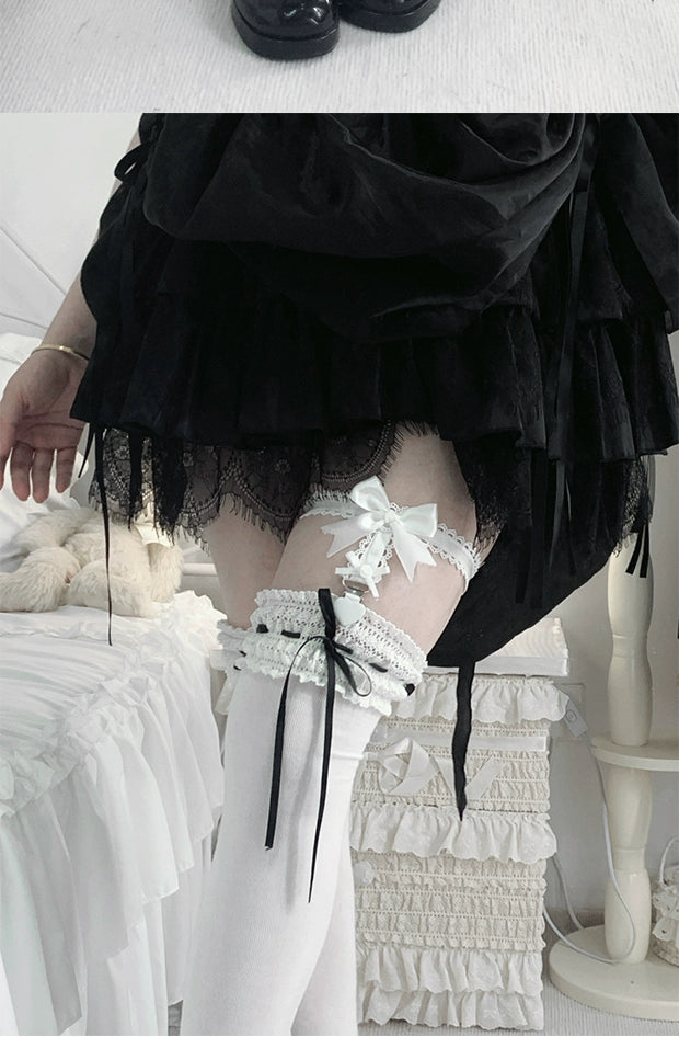 Roji Roji - Gentle Town - Sweet Lolita Cotton Calf Socks, Ankle Socks 37510:602282