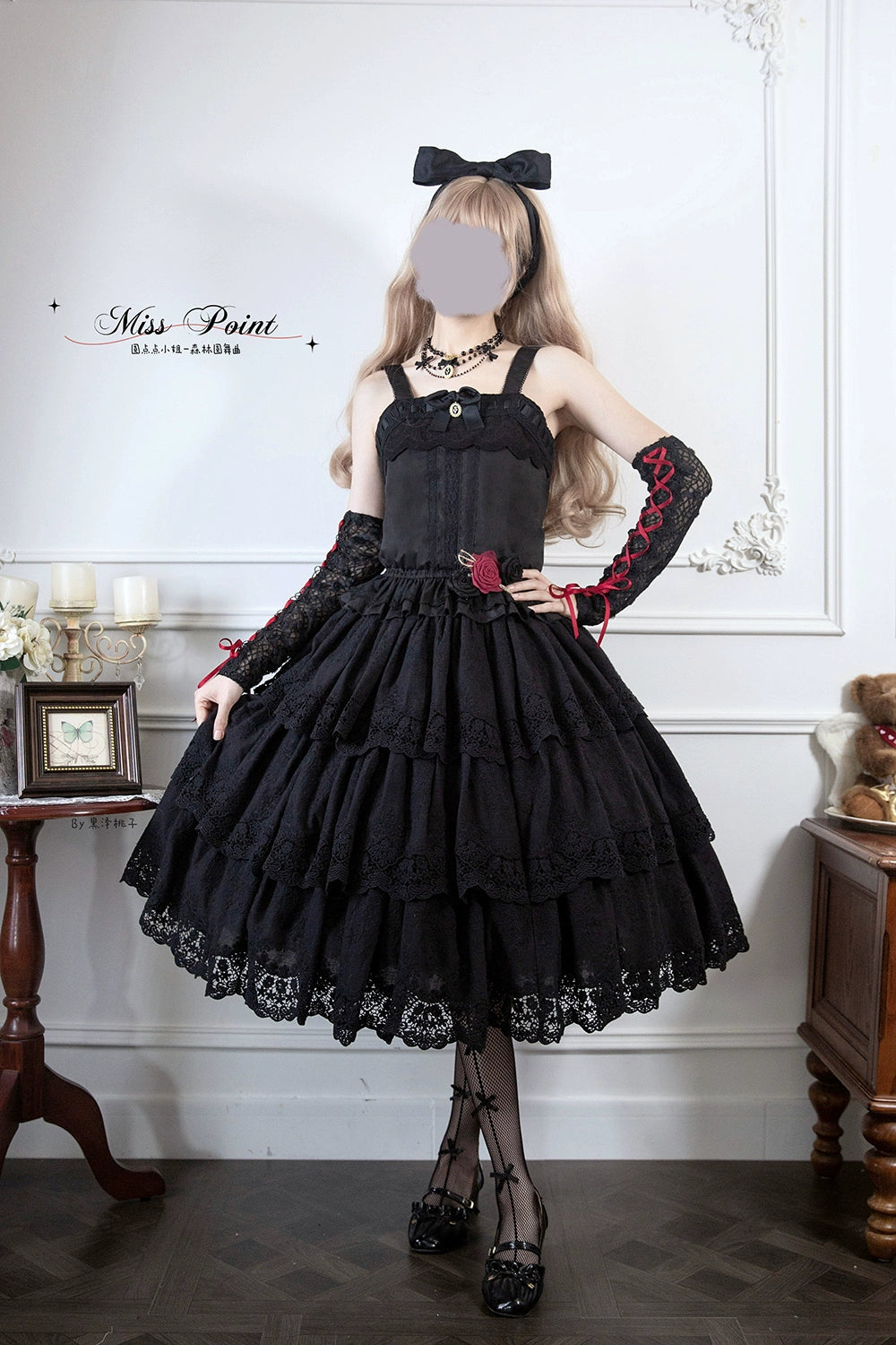 Miss Point - Forest Waltz - Classic Lolita Blouse & Multi-Tiered Ruffles SK 44233:800055