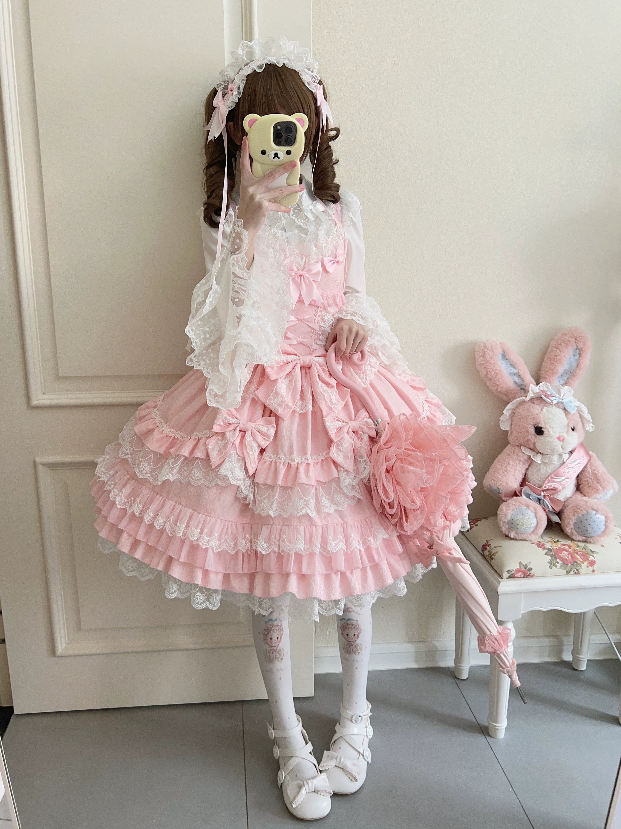 Sugar Girl - Flower Ode - Doll-like Sweet Lolita Jumper Dress