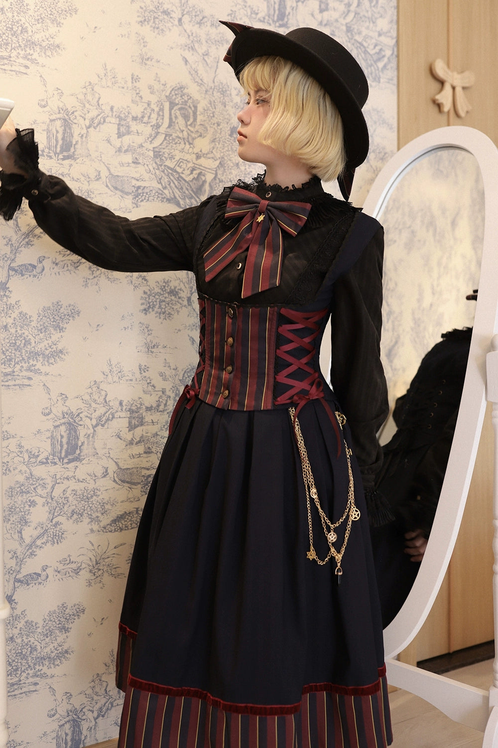 (Buyforme)Miss Point~Custom-Made Lolita Elegant Stand Collar Lolita Shirt 21546:312810