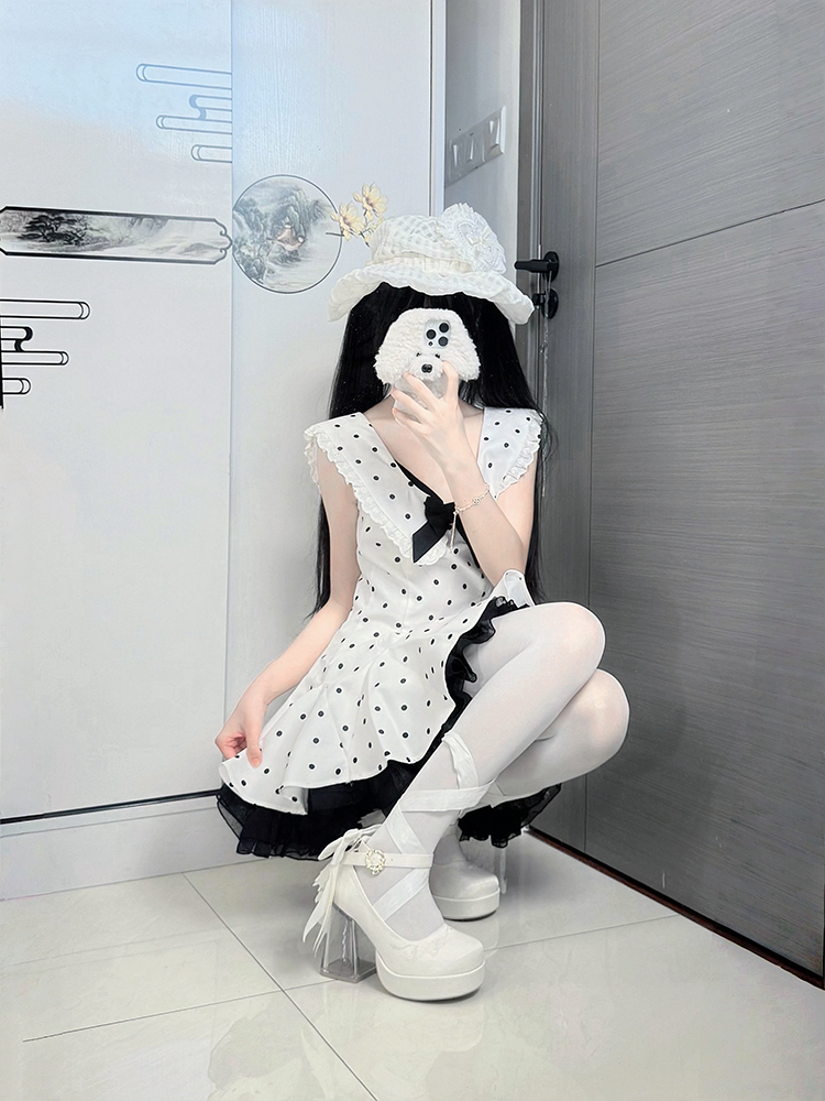 Dreamland - Floating Koi Land - Satin Classic Lolita Platform Shoes, Transparent Heel 44317:804064