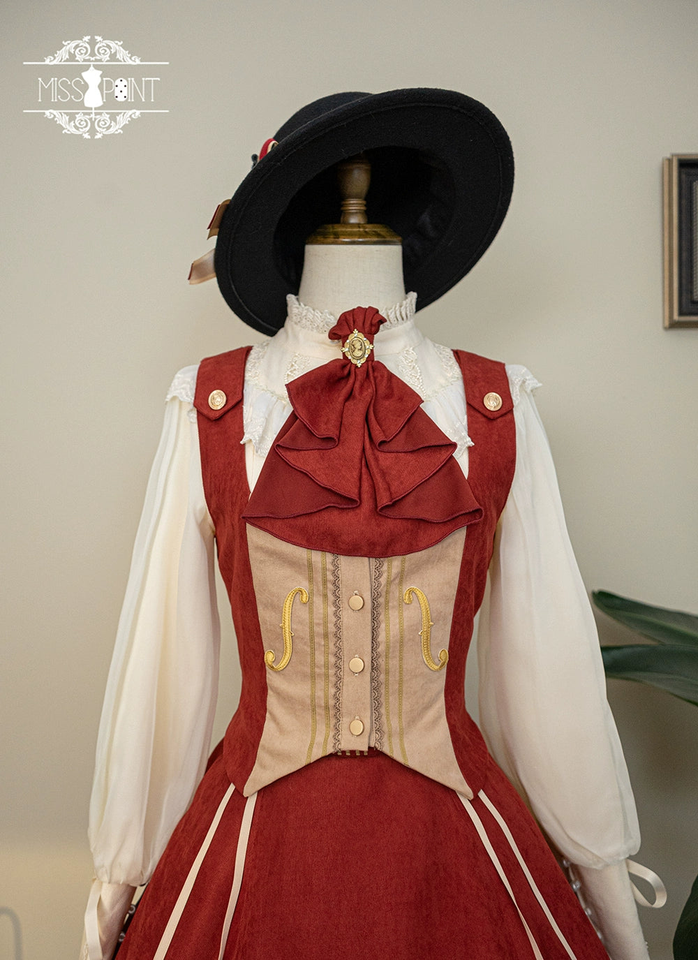 Miss Point~Golden Movement~Elegant Lolita Waistcost Short Vest Customized 32244:381112