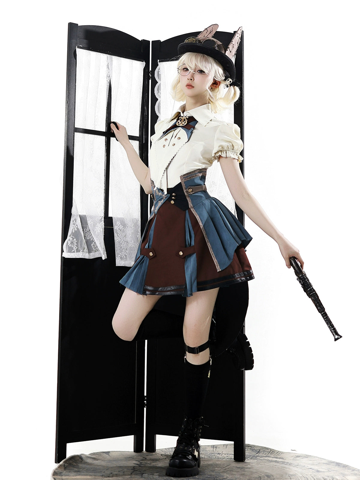Your Princess - Fairyland Train Conductor - Punk Lolita Skirt Suit 43361:784171