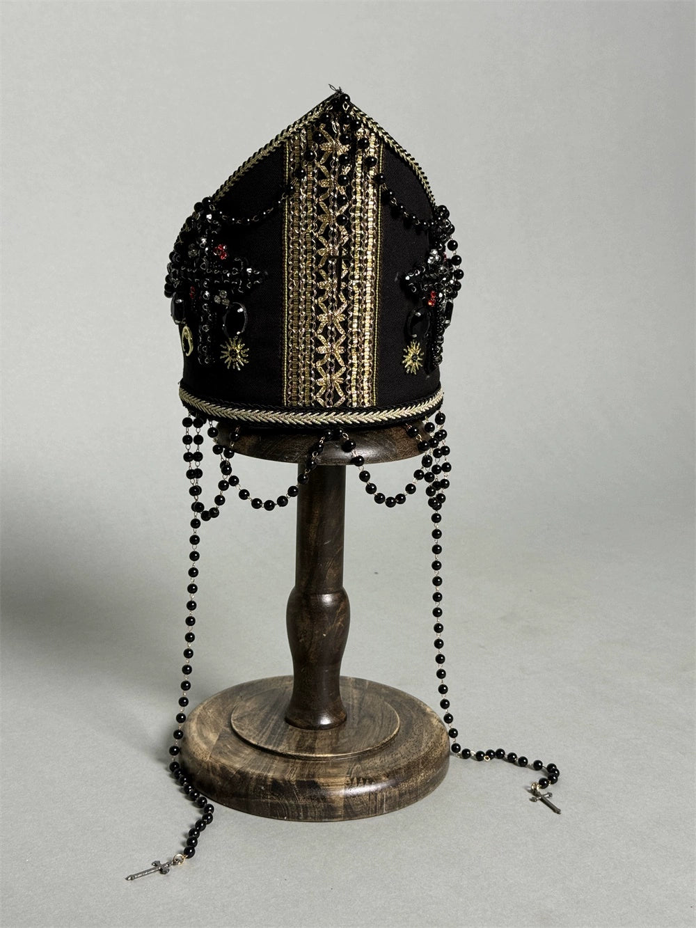 LeMiroir - Moonlit Prayer - Nun Lolita Crown, Elastic Headscarf