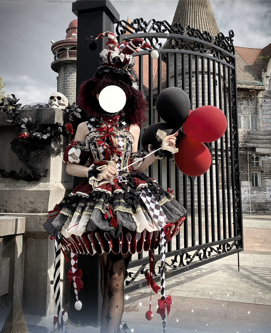 MieYe - Queen - Circus Inspired Lolita JSK Dress, Built-in Fishbone