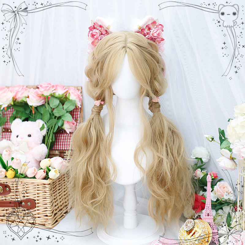 Dalao Home - Joseph - Natural Lolita Long Curly Wig linen princess tree wig with a hair net