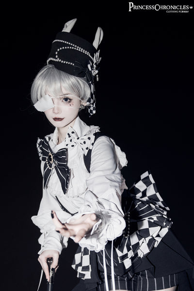 (Buyforme)Princess Chronicles~Rabbit Theater Chessboard Lolita Prince Set   