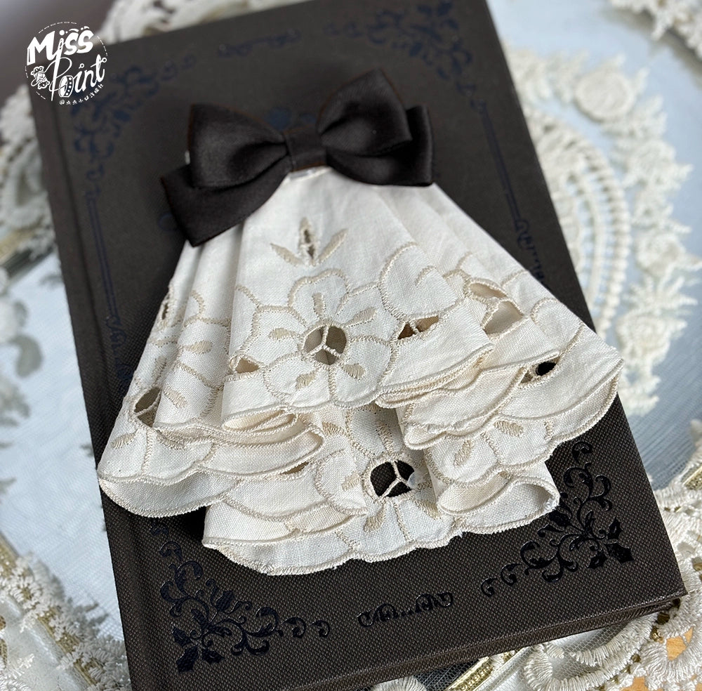 Miss Point - Classical Chocolate - Classic Lolita Accessory Bowler Hat BNT Beret Jabot 40816:677490
