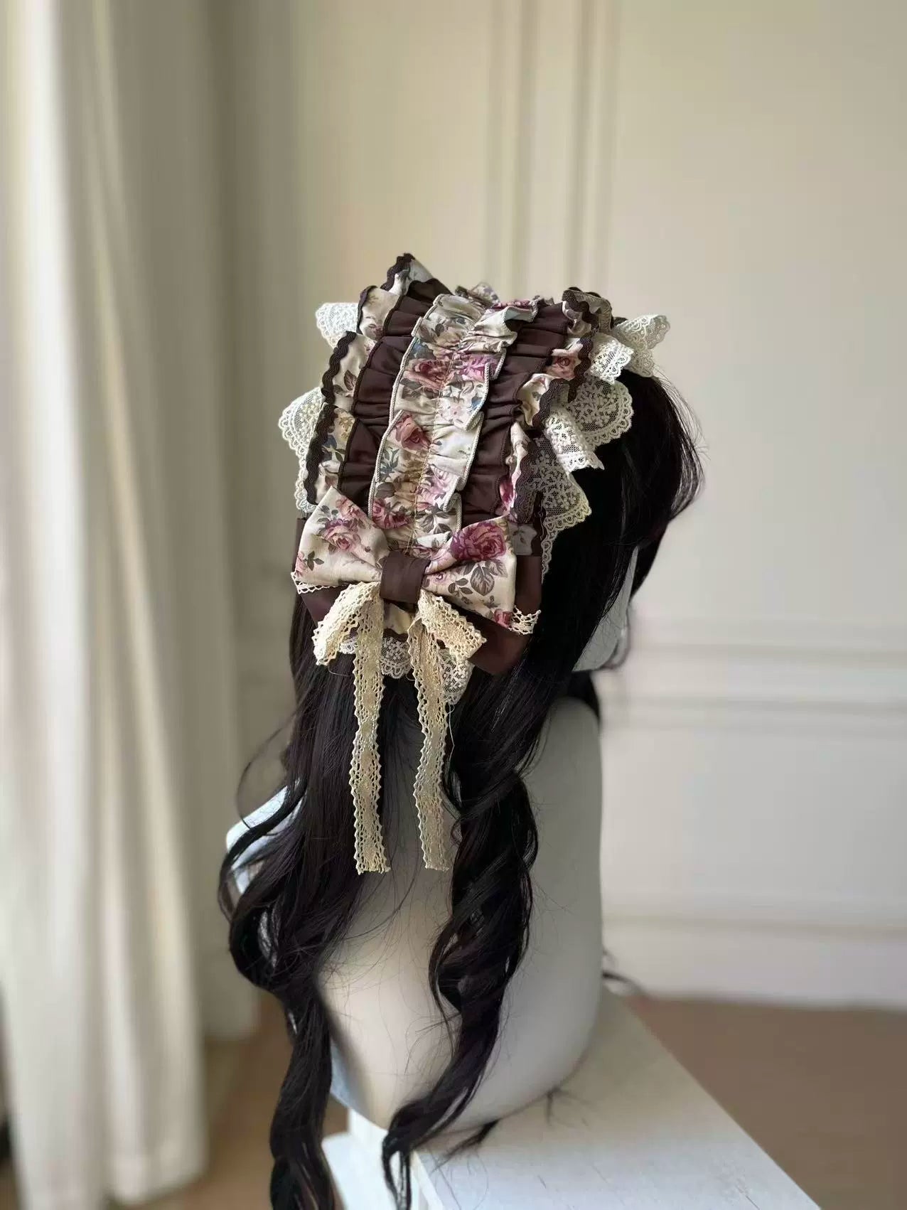 Alice in the Mirror - Albion Reverie - Floral Printed Old School Lolita JSK, Bust-Supporting Dress (M) / 2XL L M S XL) 44299:802497