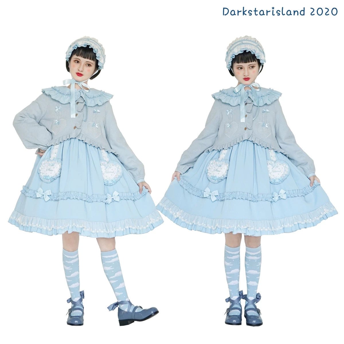 (BFM)Dark Star Island~Sugar Frost~Sweet Lolita Cardigan Knit Embroidered Sweater 34274:449528