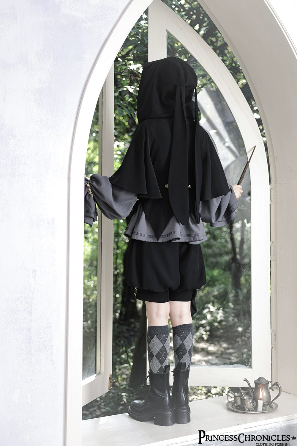 Princess Chronicles - Hunting Rabbit - Ouji Lolita Rabbit Ears Coat & Shirt Set