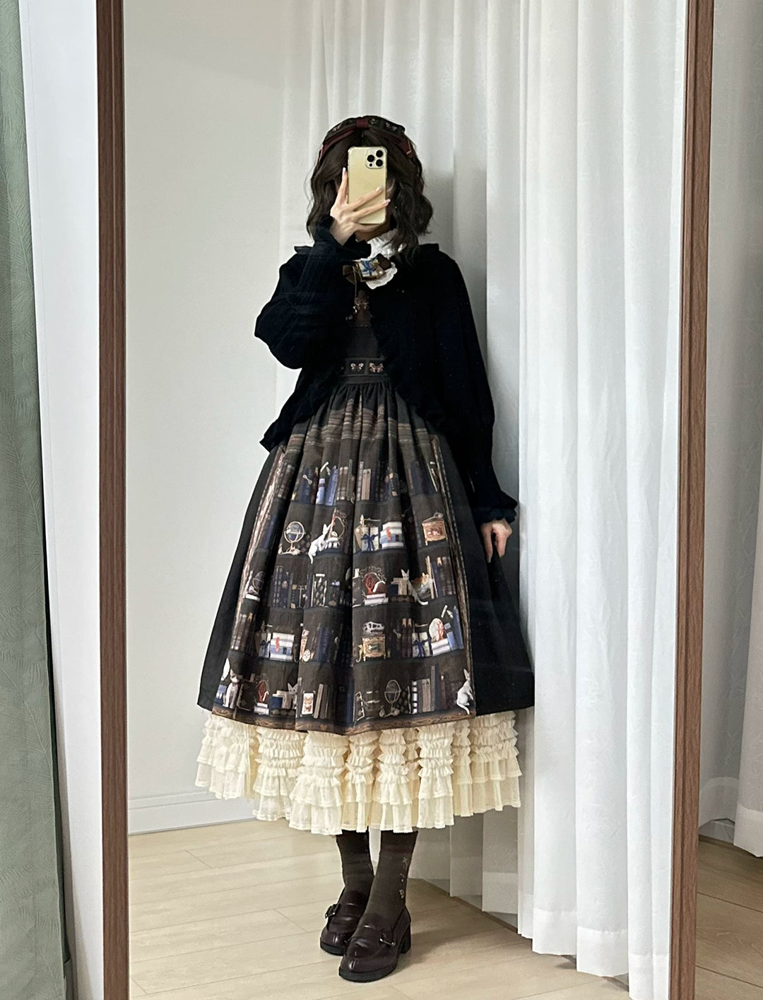 Miss Point - German Bookshelf - Classic Lolita Printed JSK Dress 44029:792959