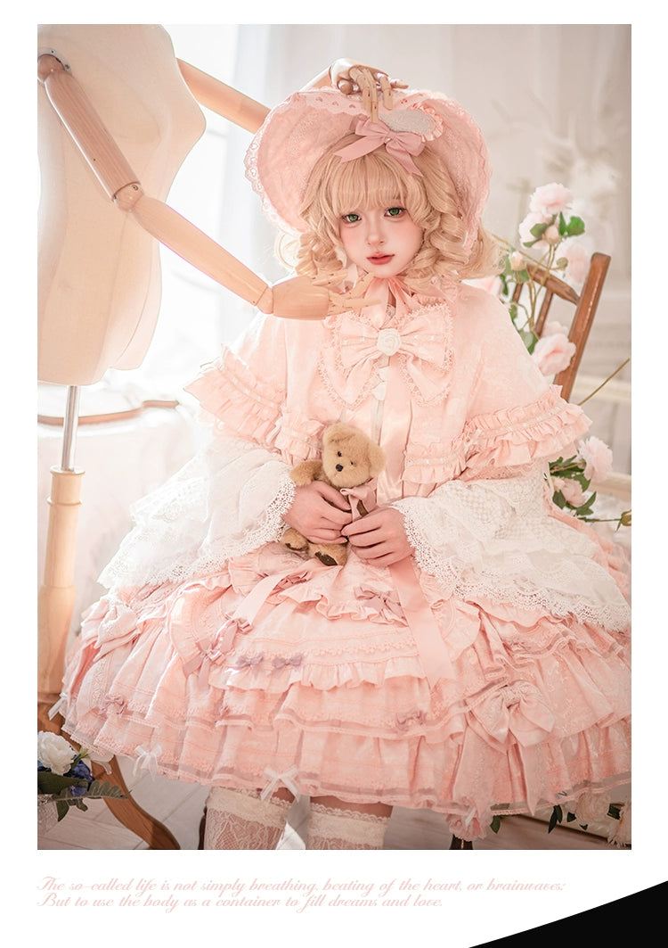 Lost Aqua - Vintage Lolita Dress Set Cotton Shirt