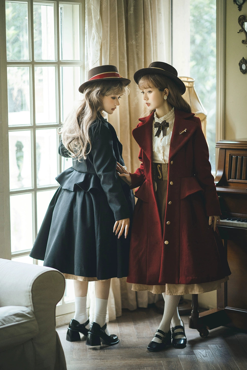 Miss Point~Golden Movement~Elegant Lolita Fishbone Skirt Customized 32242:381414