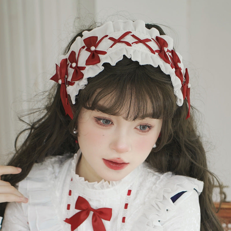 Sweet Japanese Style Lolita Headwear Multicolors One Size Bai Xueji