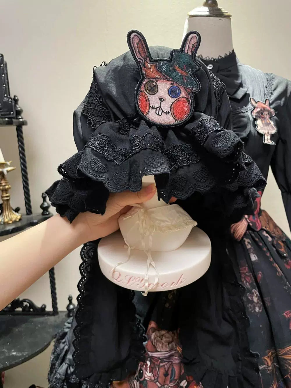 Frozen in time - Rabbit Kingdom - Gothic Lolita JSK Suit Printed Lolita Dress