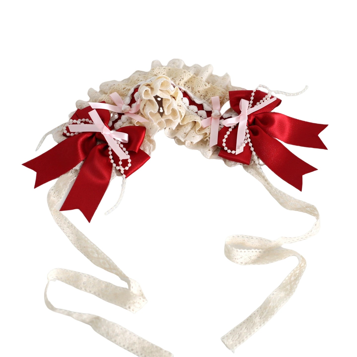 Xiaogui - Sweet Lolita Headdress, Triangle Cake Clip A Hairband (with fixed clip)