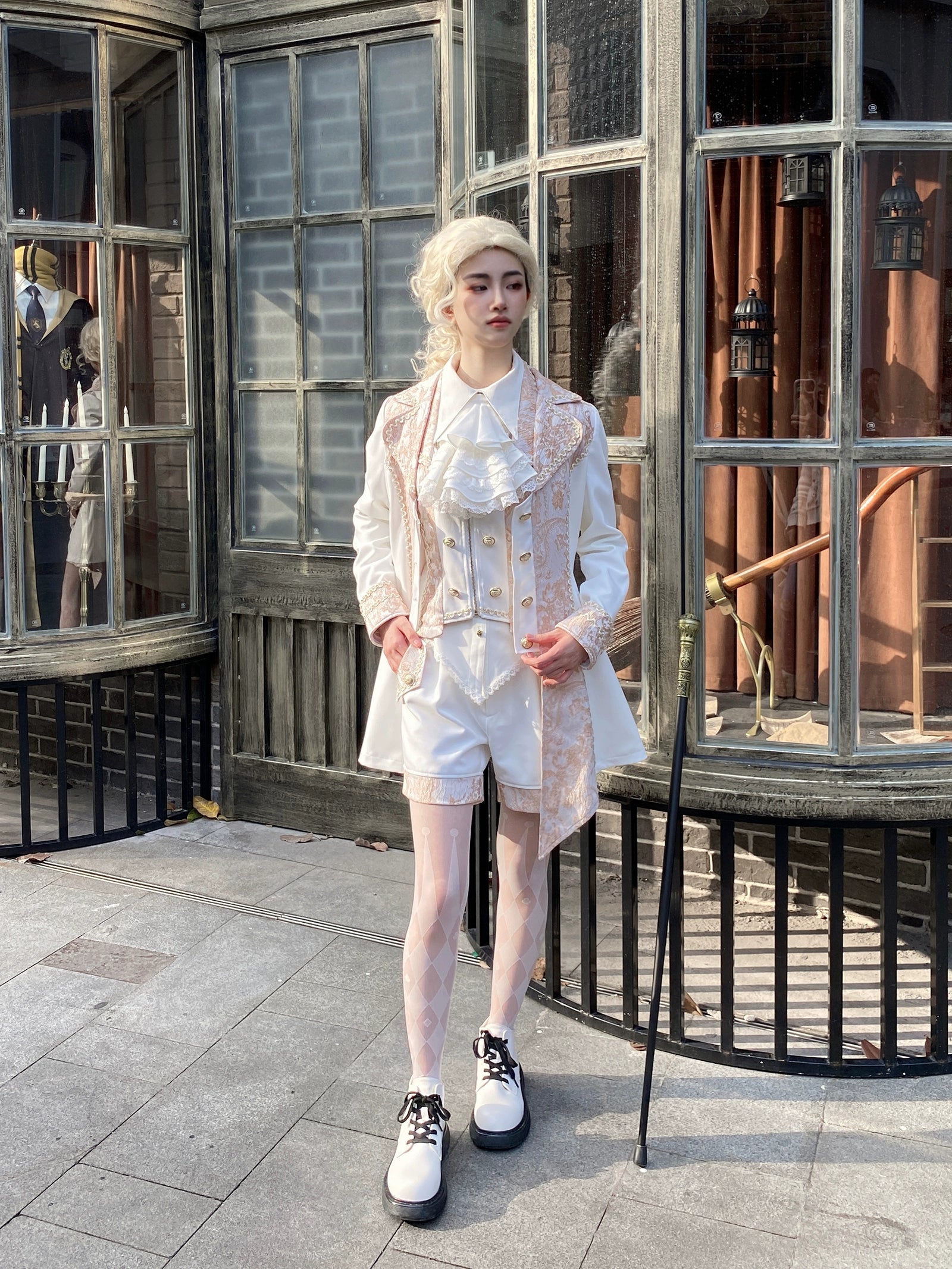 Oath of the Chapter - Ouji Lolita Suit Embroidered Prince Vest Shorts Coat 40532:661828