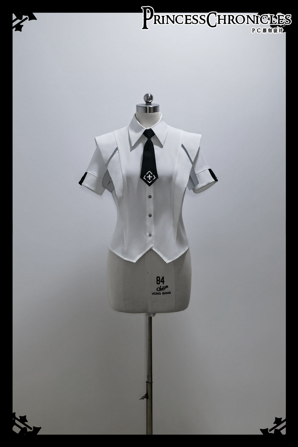 Princess Chronicles~Dry sea and Ashlar~Ouji Lolita White Short Set (2XL L M S XL) 21142:295396