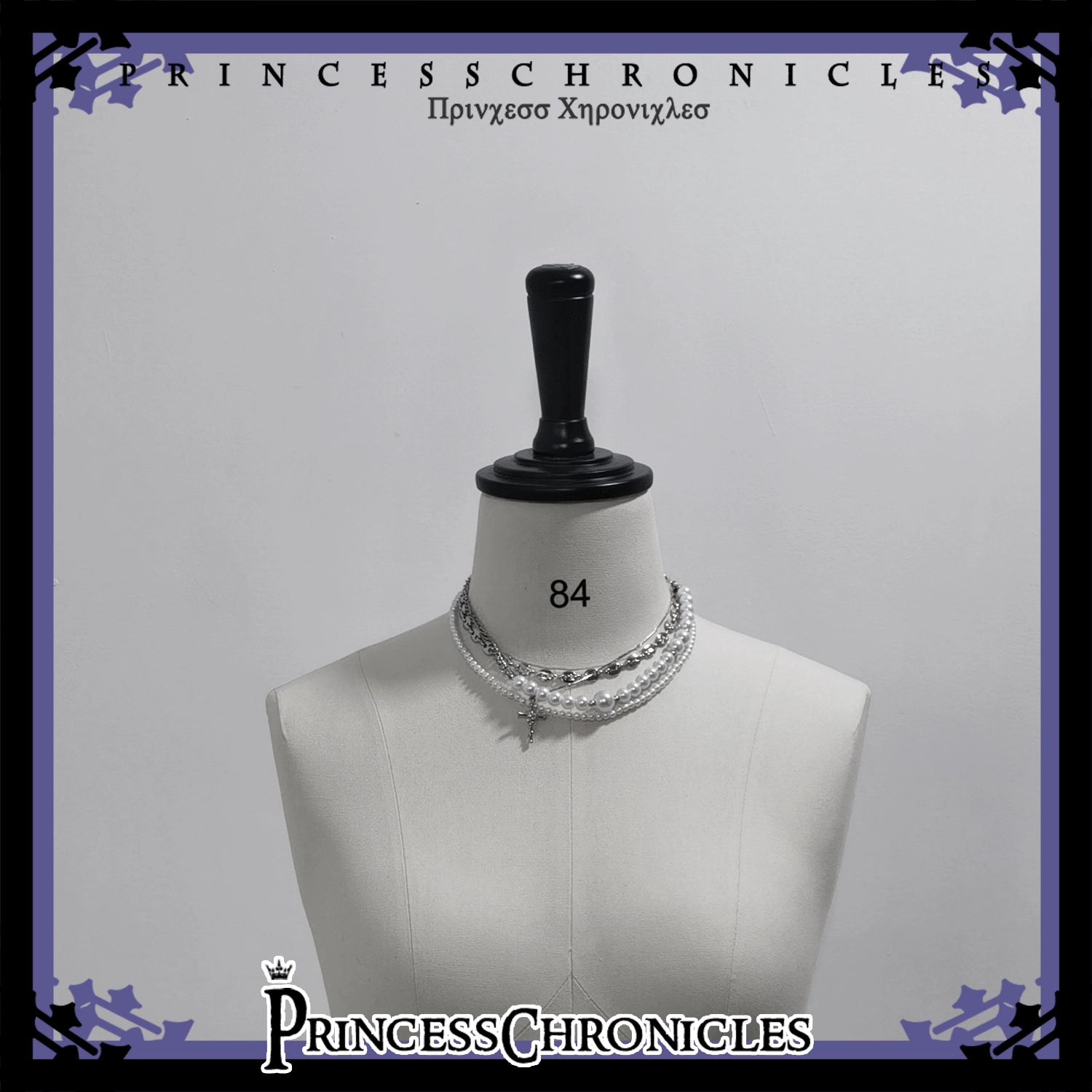 Princess Chronicles - Divine Covenant - Ouji Lolita Accessory Set Necklace and Bracelet Necklace - No.1 Only