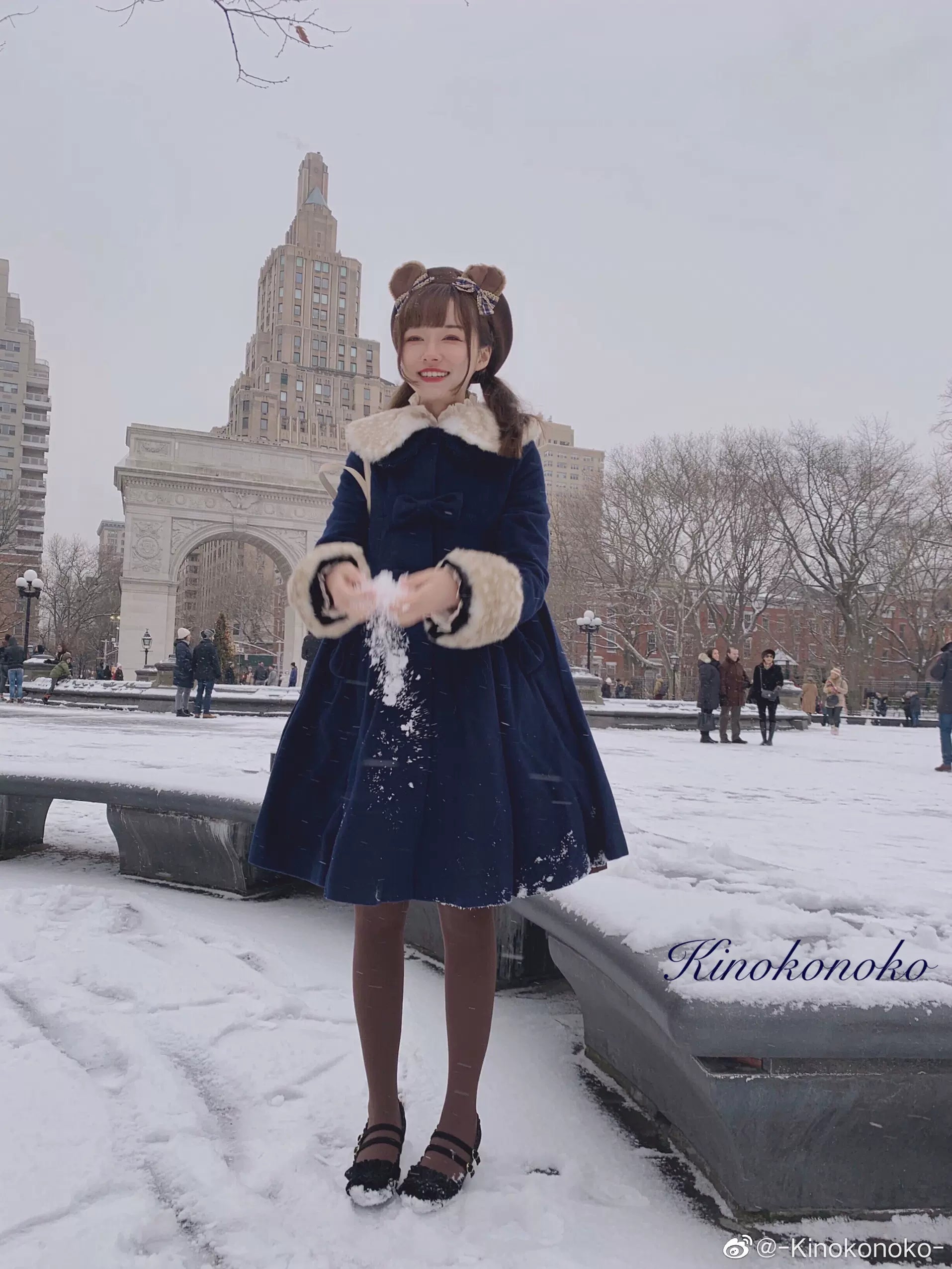 Unideer - Casual Lolita Winter Wool Down Coat Multicolors (L M S XL) 8538:572084