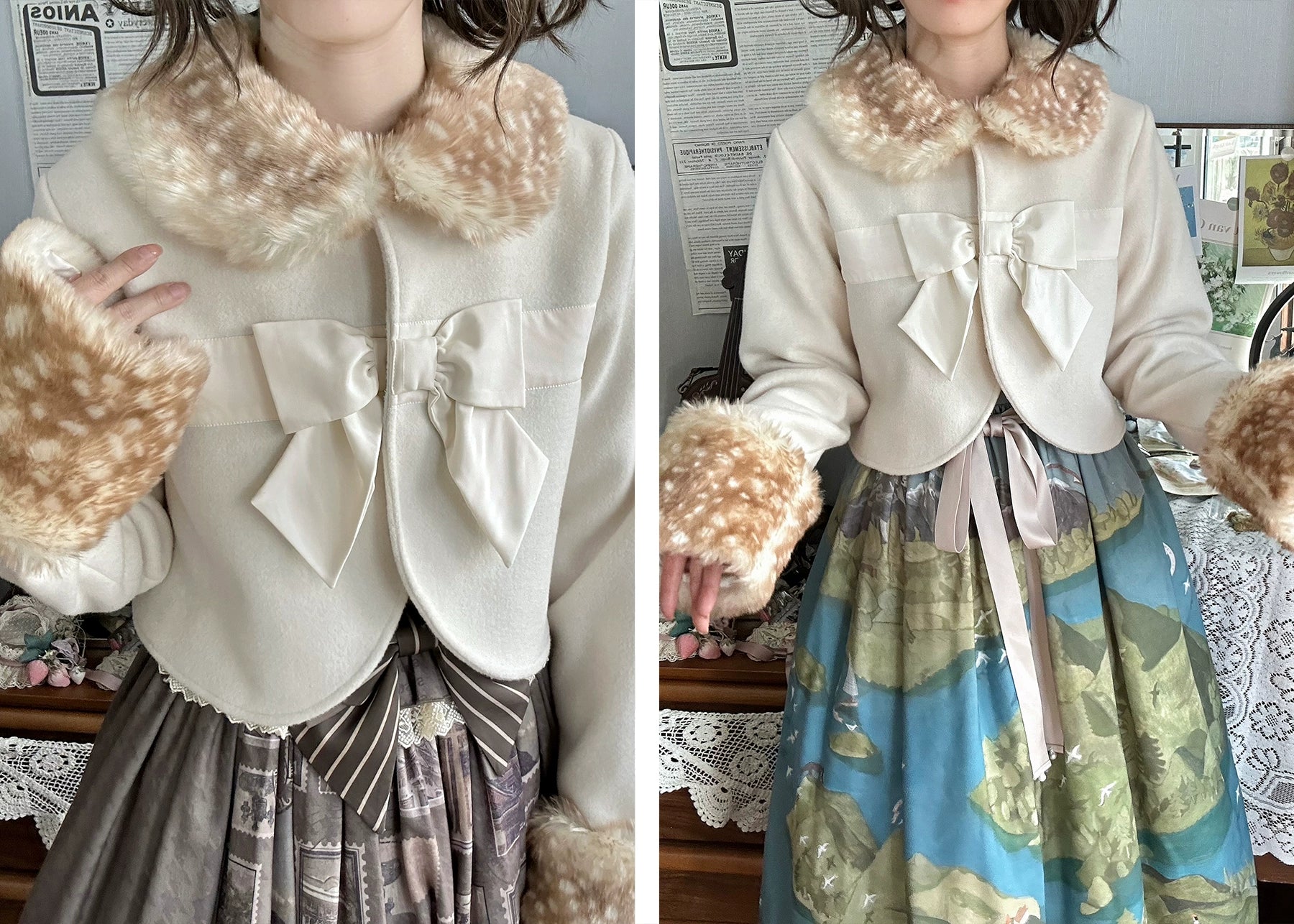 (BFM)Vcastle~Winter Lolita Coat Short Wool Coat 33610:433120