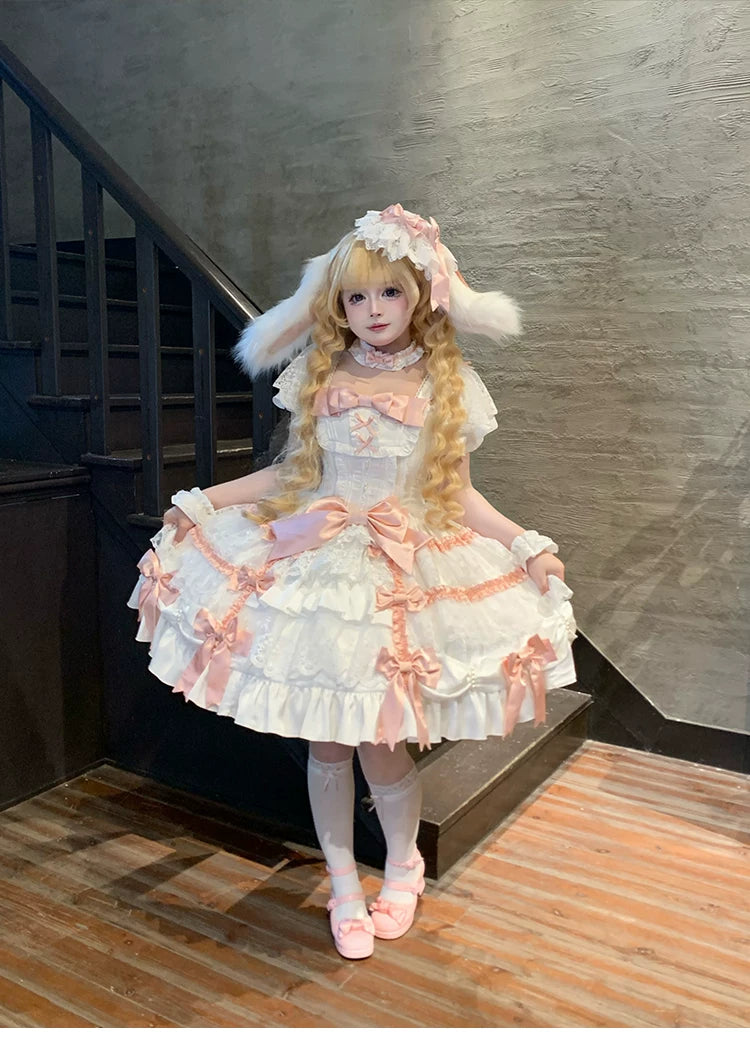 Celia's Confession - Plus-size Sweet Lolita Wedding OP Dress 44884:825552