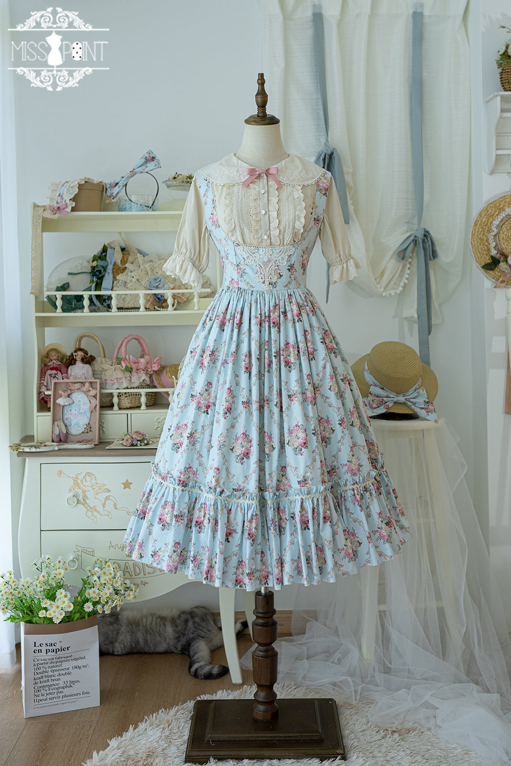 (Buyforme)Miss Point~Happy Summer Elegant Lolita Floral JSK 17940:246014