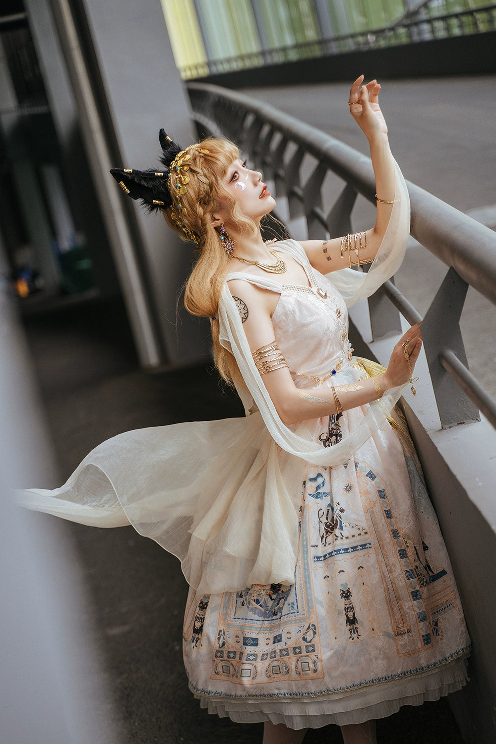 Miss Point~Dusk Best~Egyptian Lolita Dress Set Gorgeous JSK 38348:585876