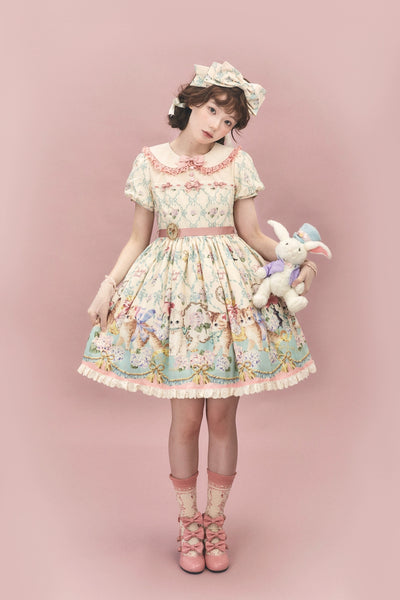 Dark Star Island~Kawaii Lolita Dress OP Blouse SK Set Free size OP 