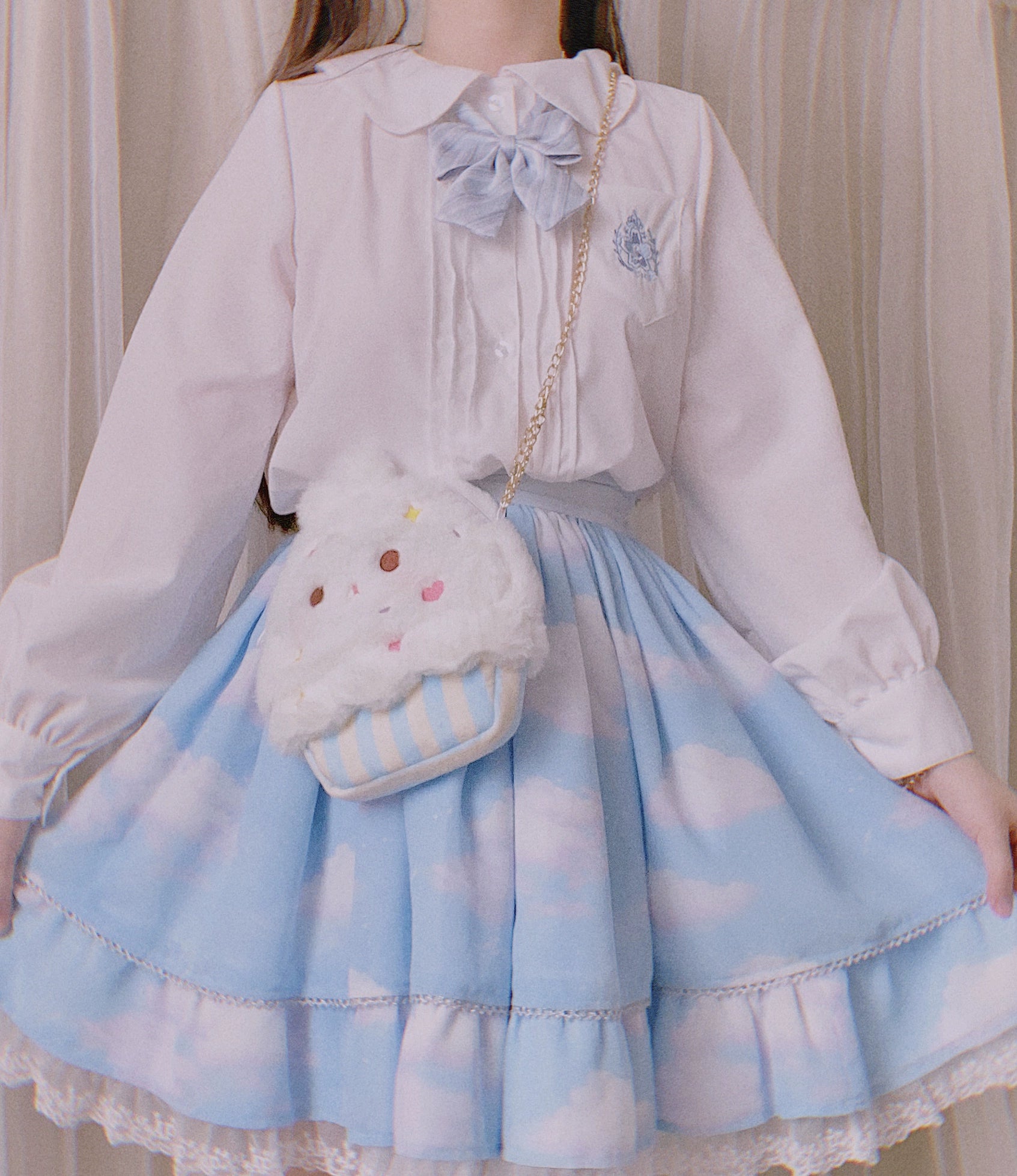 (BFM)PiggyLass~Cute Plush Lolita Bag Rabbit Cake Bag 33340:414404