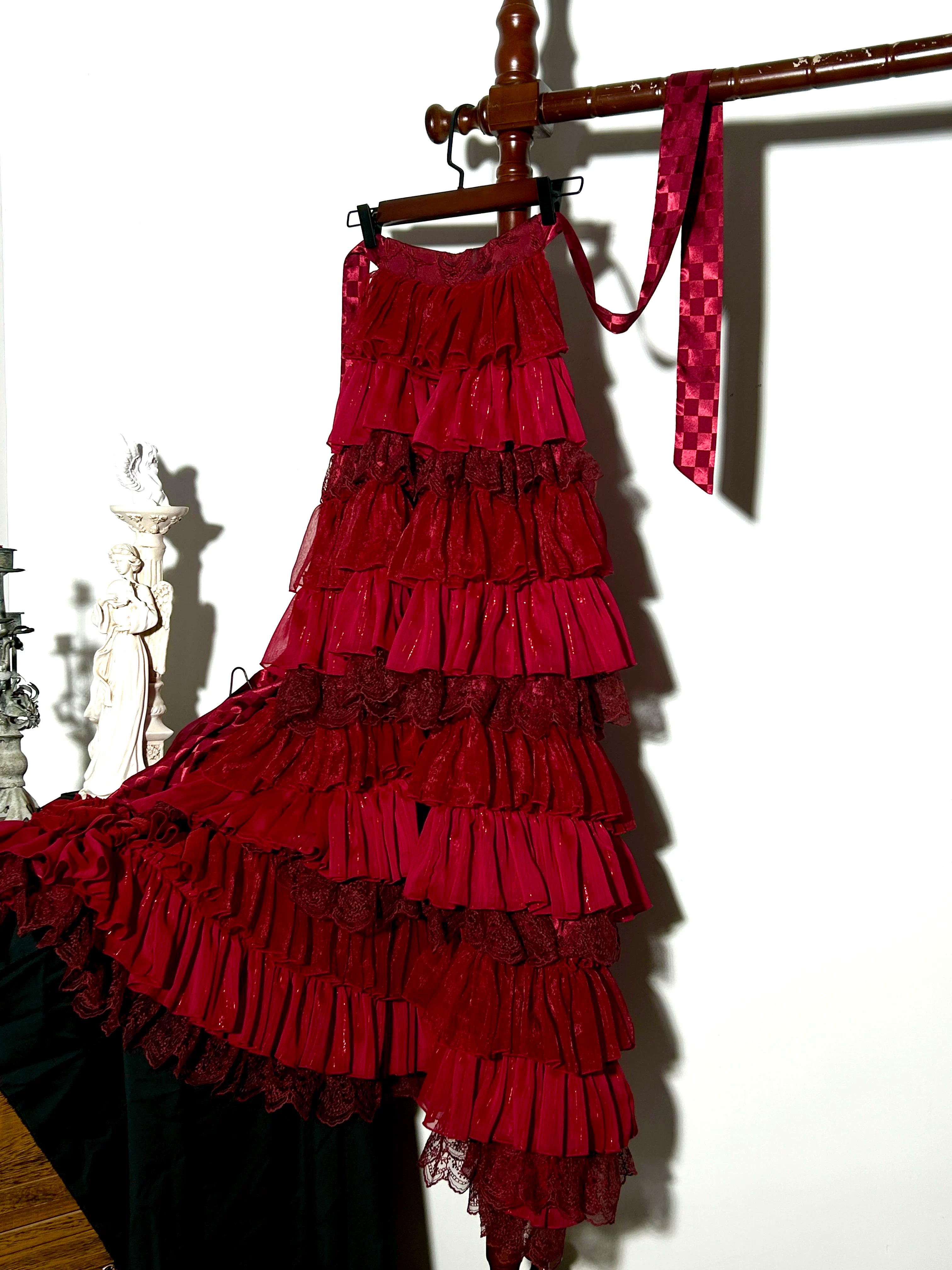 Genesis and Armageddon - Gothic Lolita High-low Hem Shirt, Boning SK (M) / L M S) 44737:820878