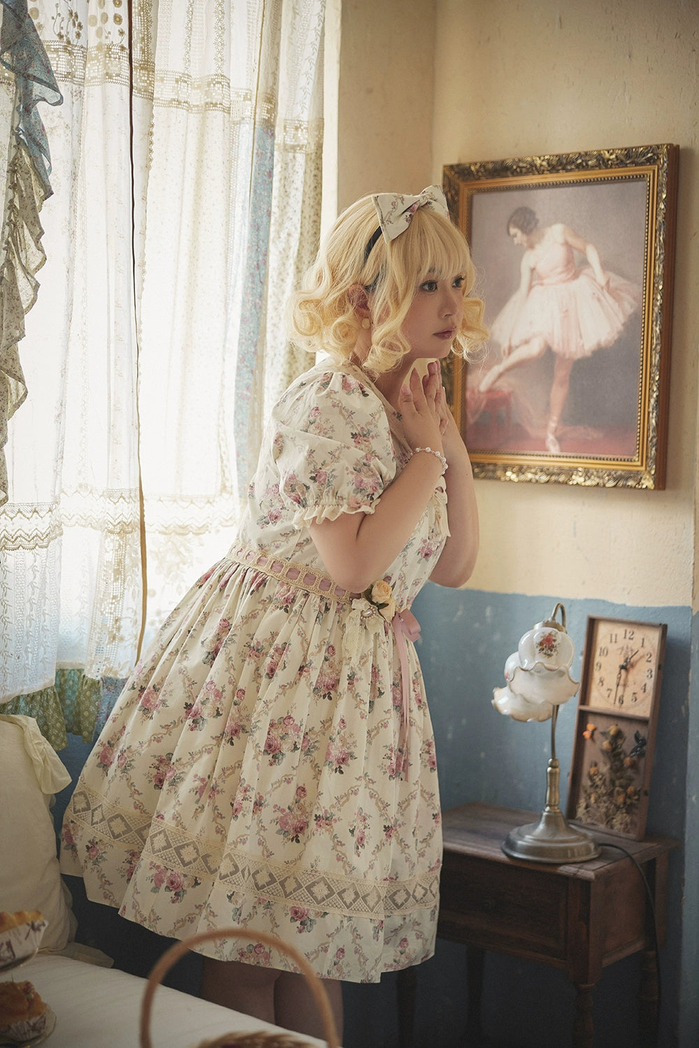 Miss Point~Customized Elegant Lolita OP Dress Cute Daily Girl Short Lolita Dress 35670:519818