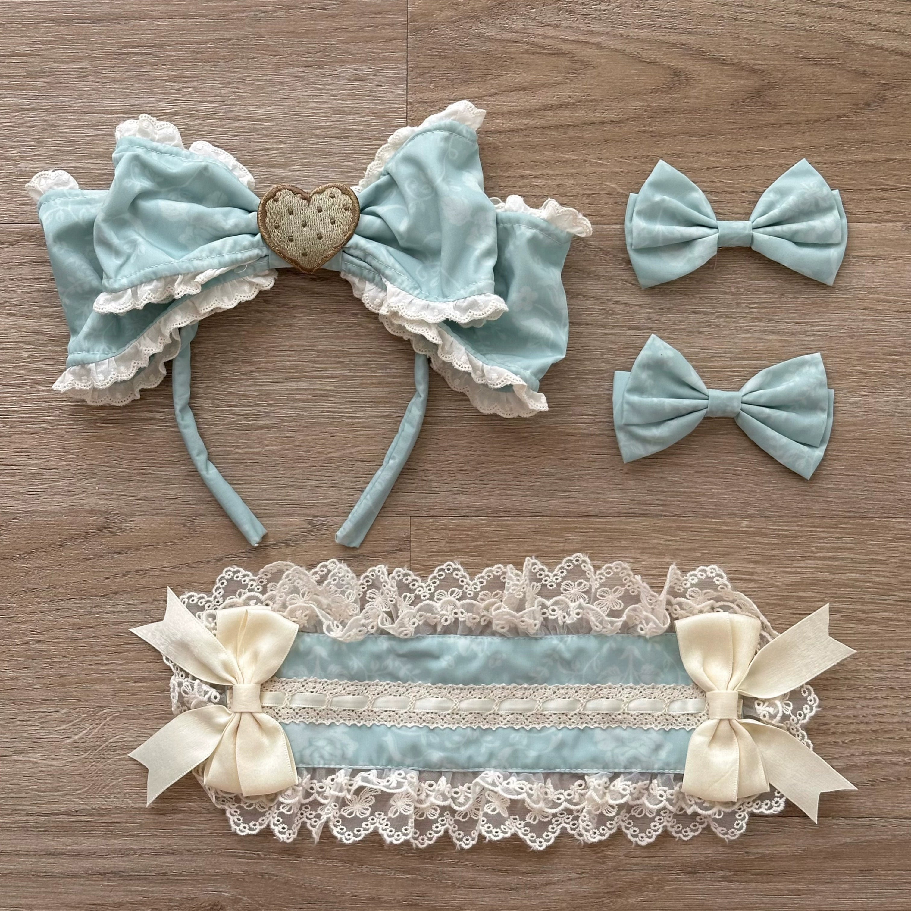 Sweet Dream Sheep - Sweet Dessert - Green Lolita Jumper Dress Lolita Headwear (L M S XL) 39052:612470