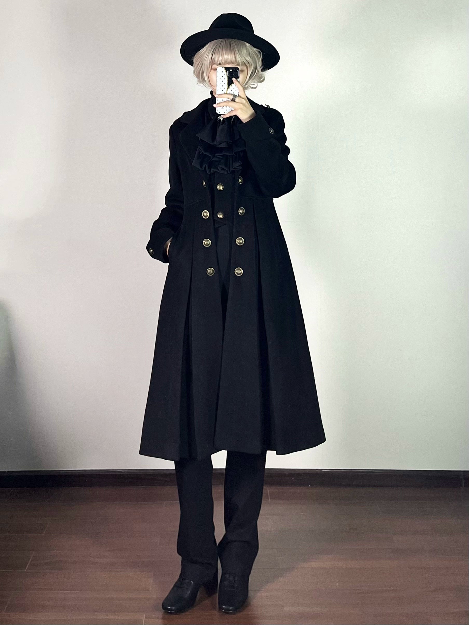 Gazing Galactic - Ouji Lolita Coat Winter Gothic Prince Wool Outwear