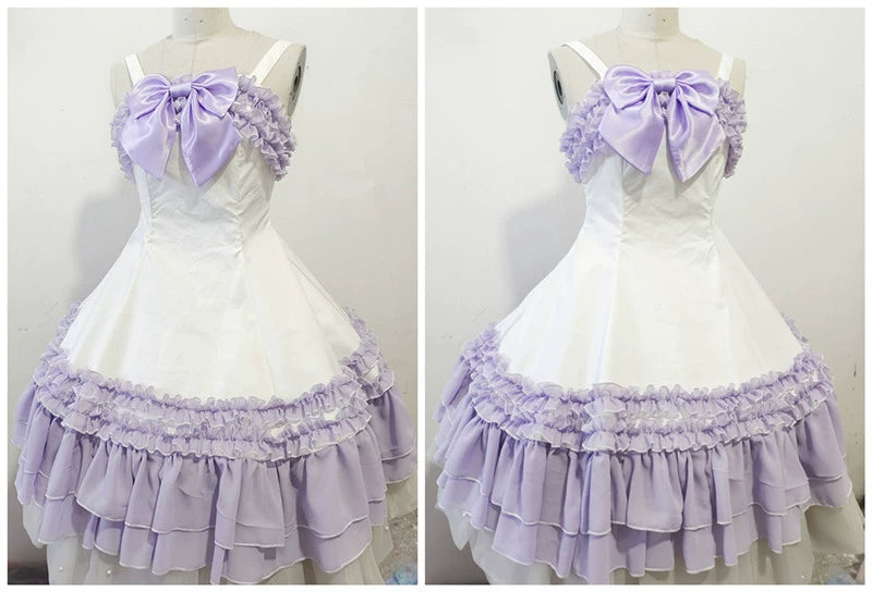 Sweet Angel - Sweet Lolita JSK Dress, Back Shirring, Side Zipper
