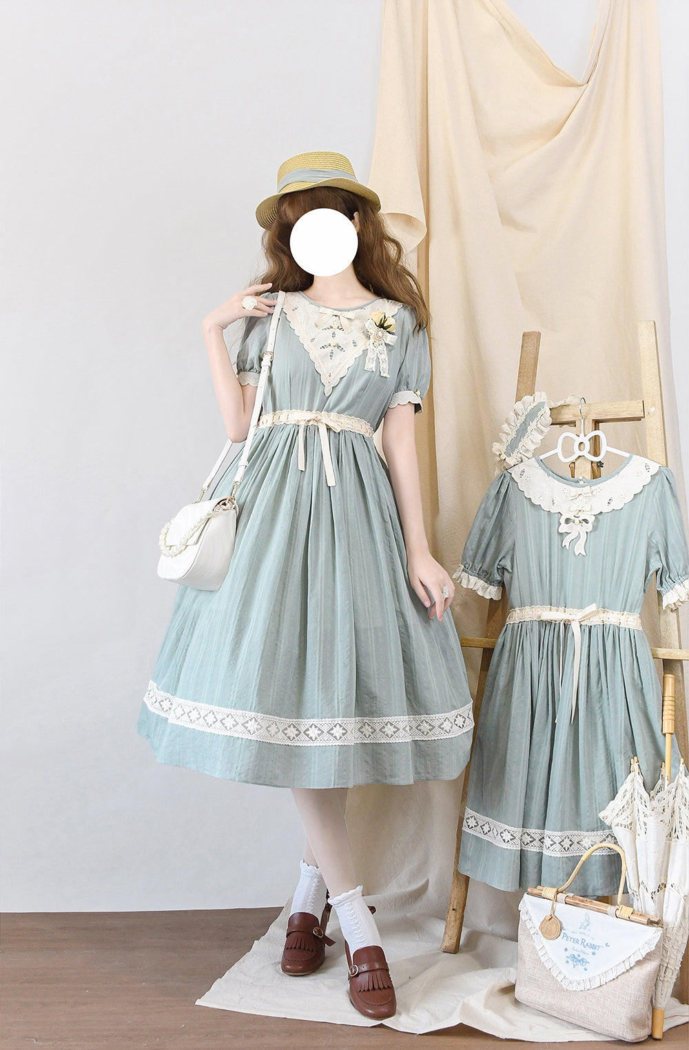(Buyforme)Miss Point~Happy Summer Elegant Lolita Floral OP Dress 17704:244714