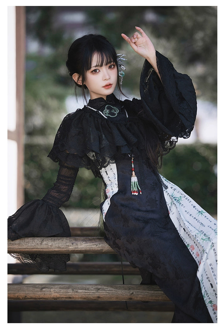With PUJI~Love Poem~Classic Lolita Shawl 3-Color Versatile Spring Innerwear 34750:492268